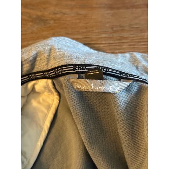 Smartwool PhD Women’s Quilted Hybrid Vest Cream Gray Merino Wool Size M - Picture 7 of 9